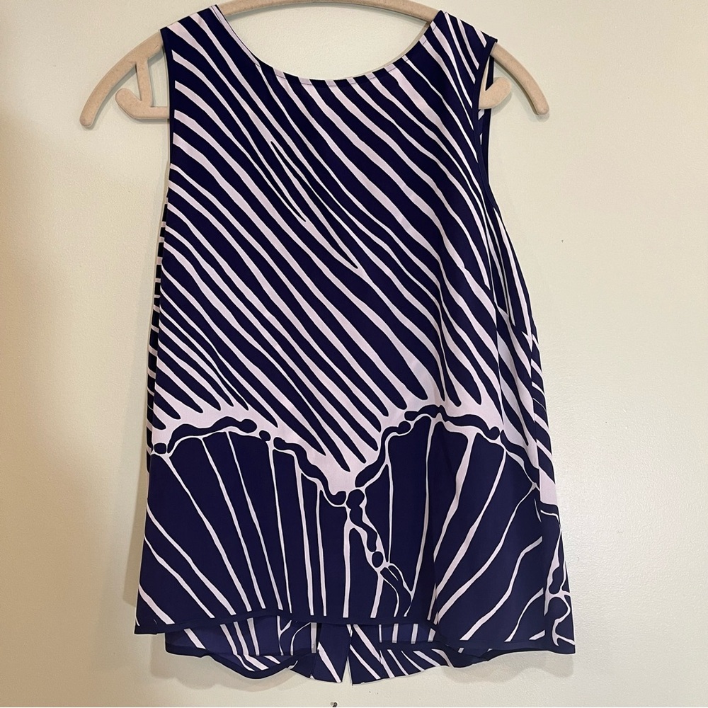 Lilly Pulitzer Silk Shell Sleeveless Top